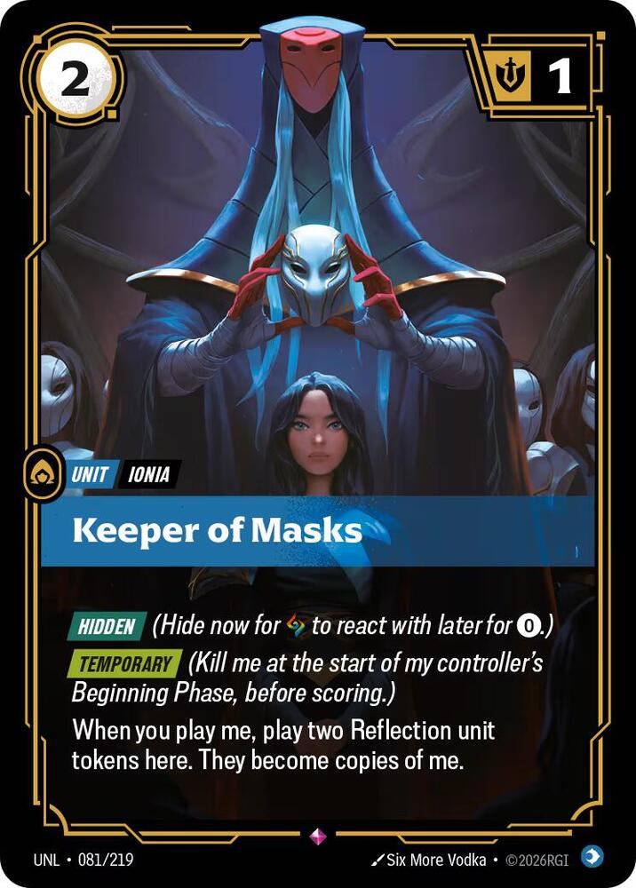 Keeper of Masks 081/219 (Unleashed) - Foil