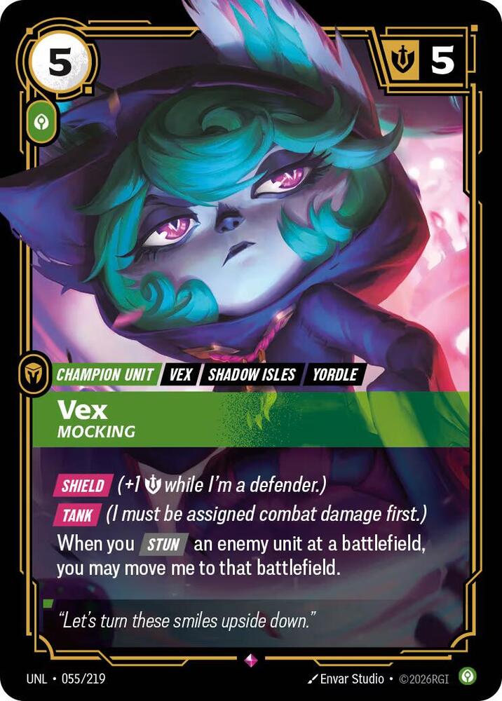 Vex - Mocking 055/219 (Unleashed) - Foil