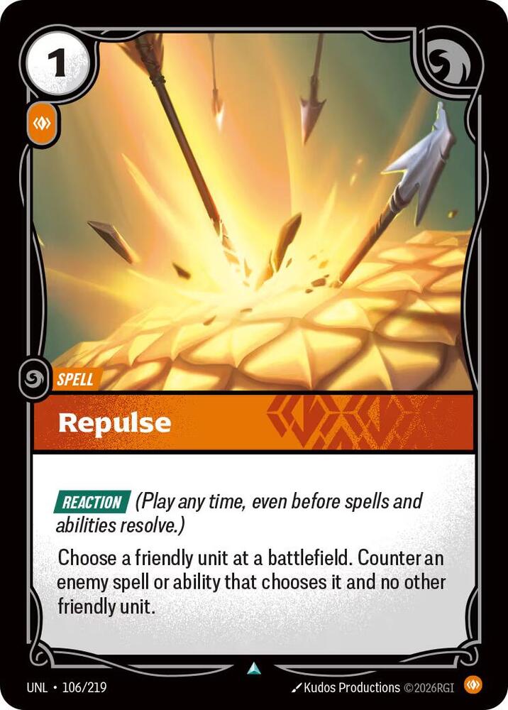 Repulse 106/219 (Unleashed) - Foil