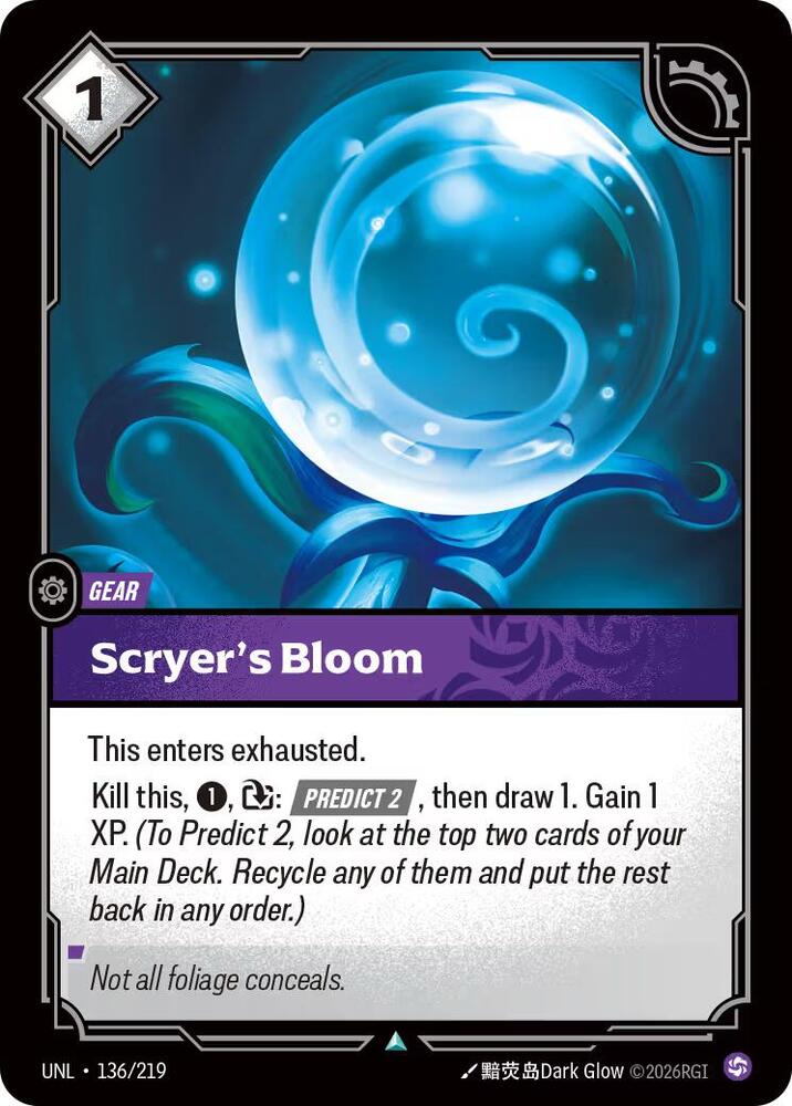 Scryers Bloom 136/219 (Unleashed)