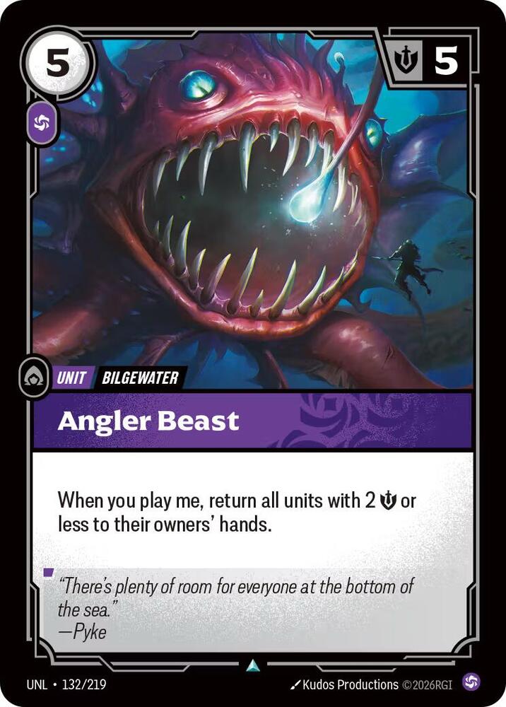 Angler Beast 132/219 (Unleashed)