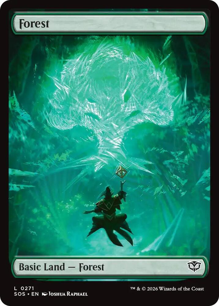 Forest 0271 271 (Secrets of Strixhaven) - Foil