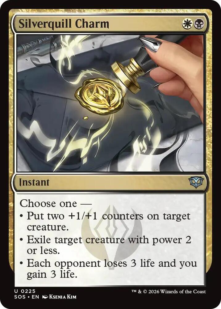 Silverquill Charm 225 (Secrets of Strixhaven) - Foil