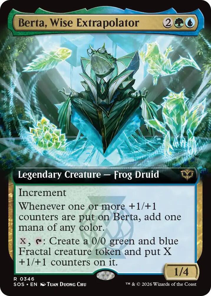 Berta Wise Extrapolator Extended Art 346 (Secrets of Strixhaven)