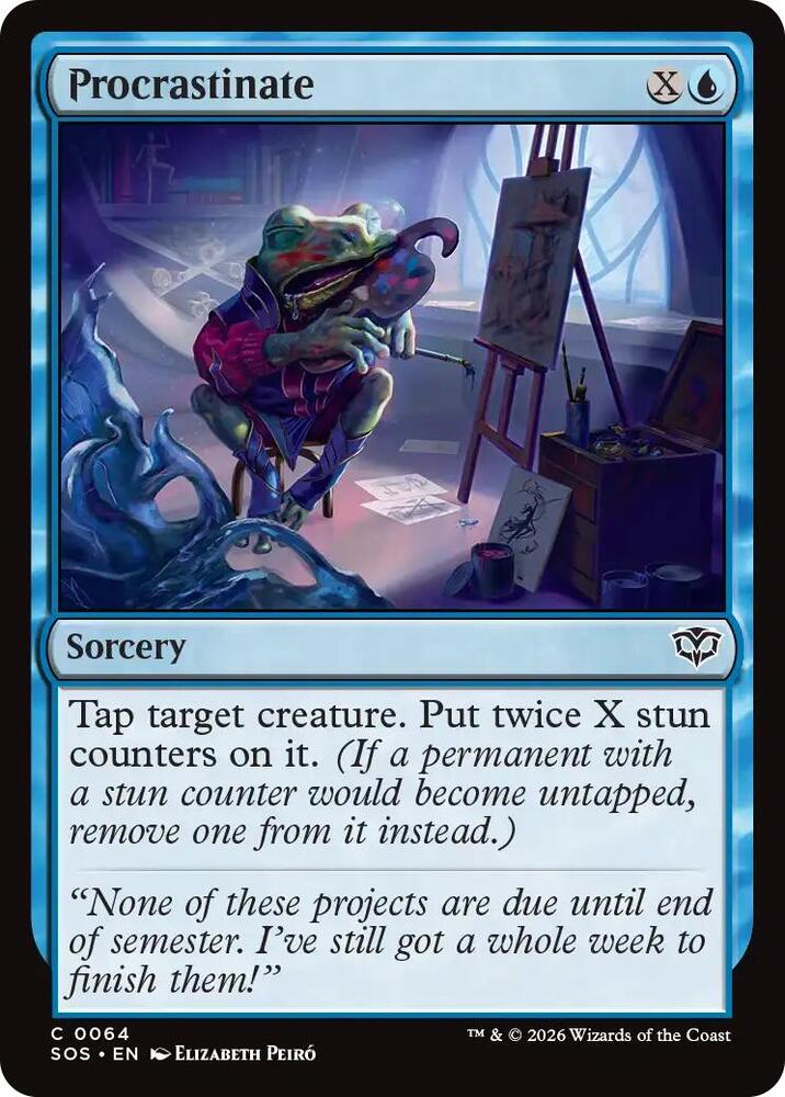 Procrastinate 64 (Secrets of Strixhaven) - Foil