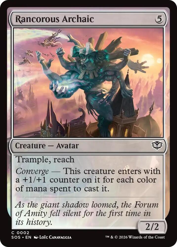 Rancorous Archaic 2 (Secrets of Strixhaven) - Foil
