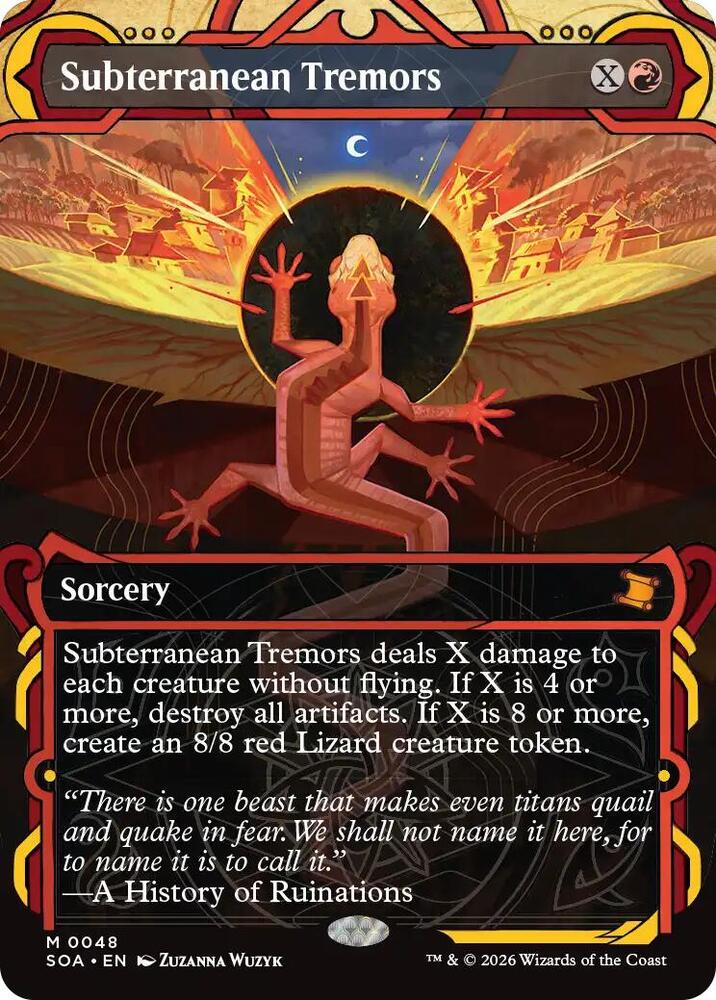 Subterranean Tremors 48 (Secrets of Strixhaven: Mystical Archive) - Foil