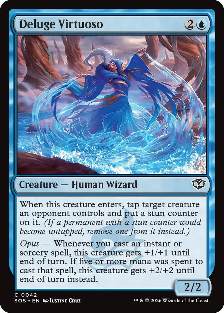 Deluge Virtuoso 42 (Secrets of Strixhaven) - Foil