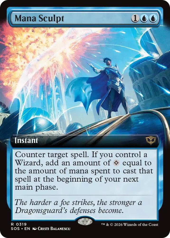 Mana Sculpt Extended Art 319 (Secrets of Strixhaven)