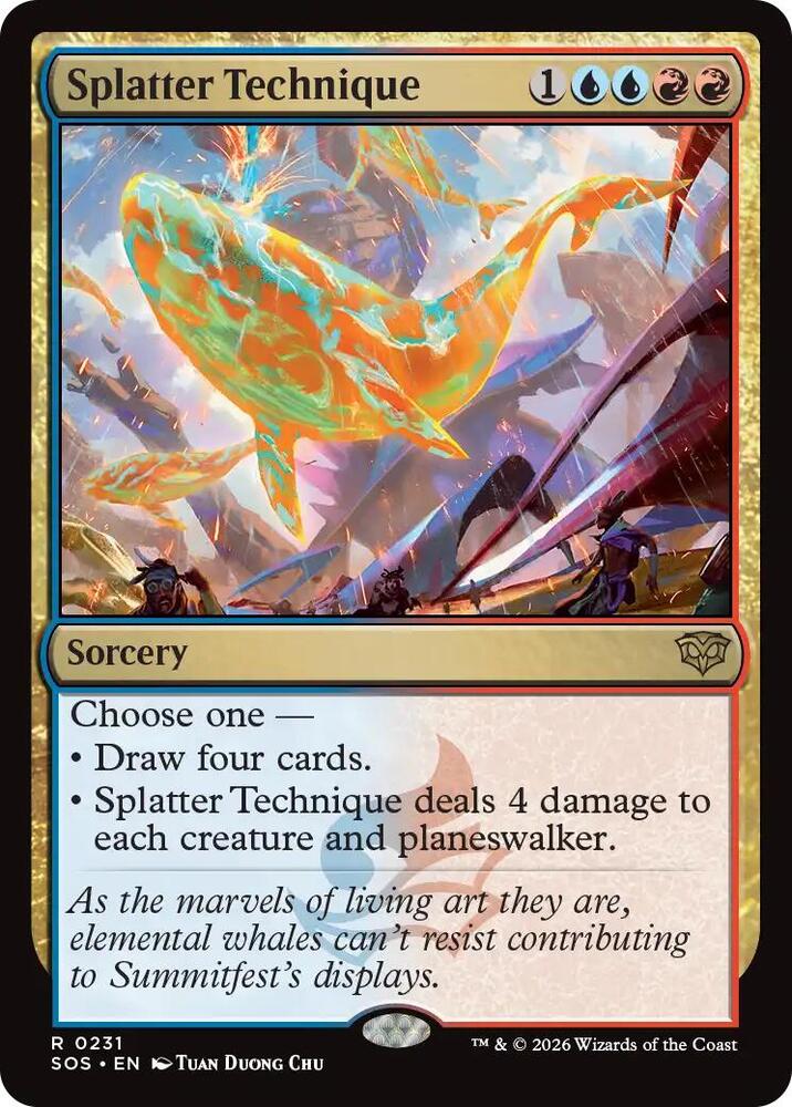 Splatter Technique 231 (Secrets of Strixhaven) - Foil