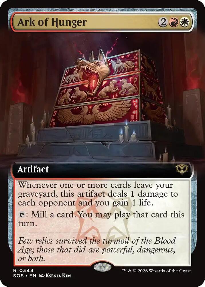 Ark of Hunger Extended Art 344 (Secrets of Strixhaven) - Foil