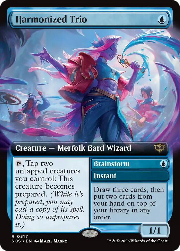 Harmonized Trio Extended Art 317 (Secrets of Strixhaven)