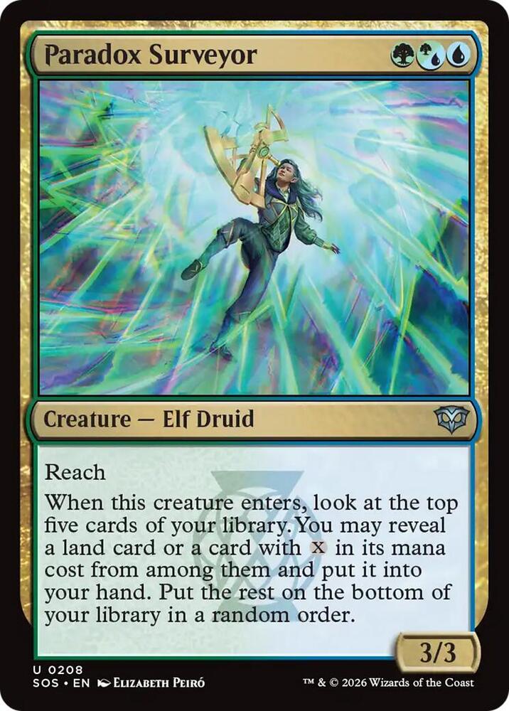 Paradox Surveyor 208 (Secrets of Strixhaven) - Foil