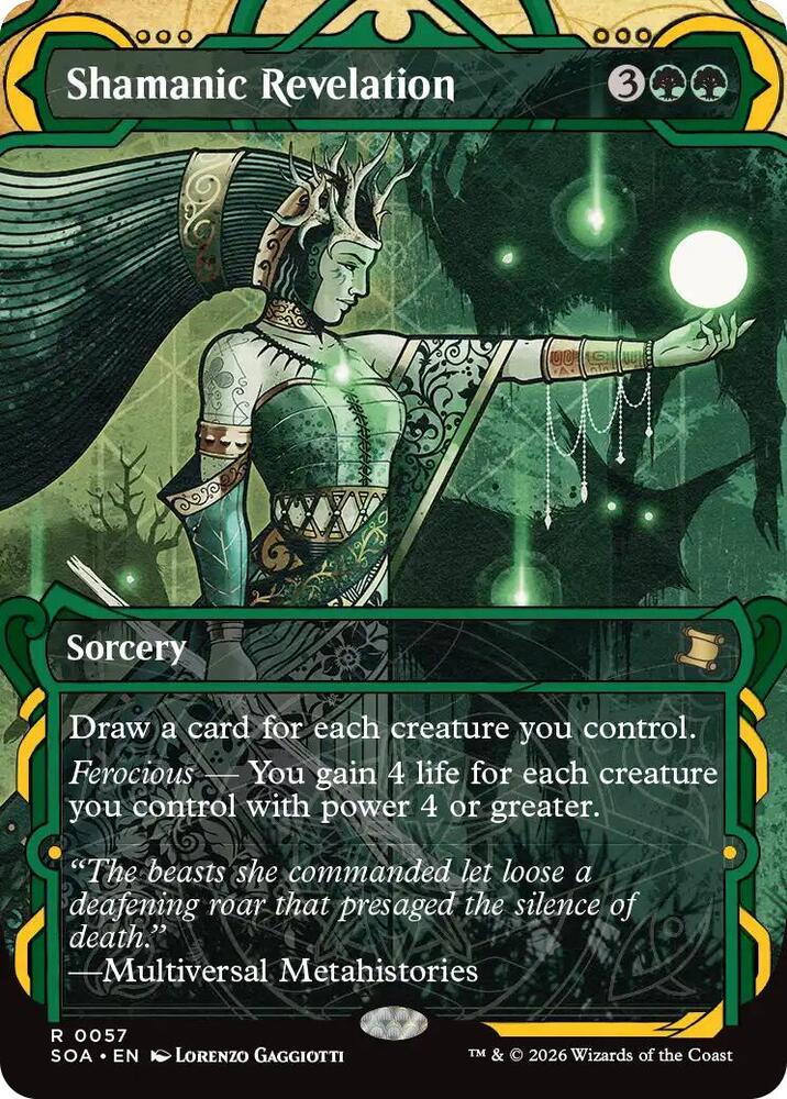 Shamanic Revelation 57 (Secrets of Strixhaven: Mystical Archive) - Foil