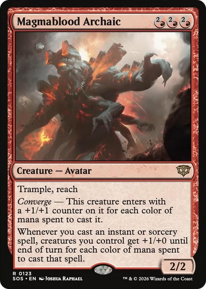 Magmablood Archaic 123 (Secrets of Strixhaven) - Foil