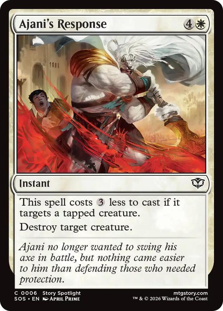 Ajanis Response 6 (Secrets of Strixhaven) - Foil