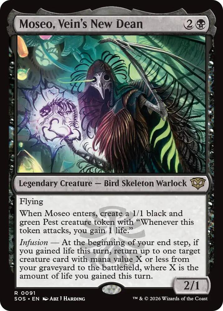 Moseo Veins New Dean 91 (Secrets of Strixhaven) - Foil