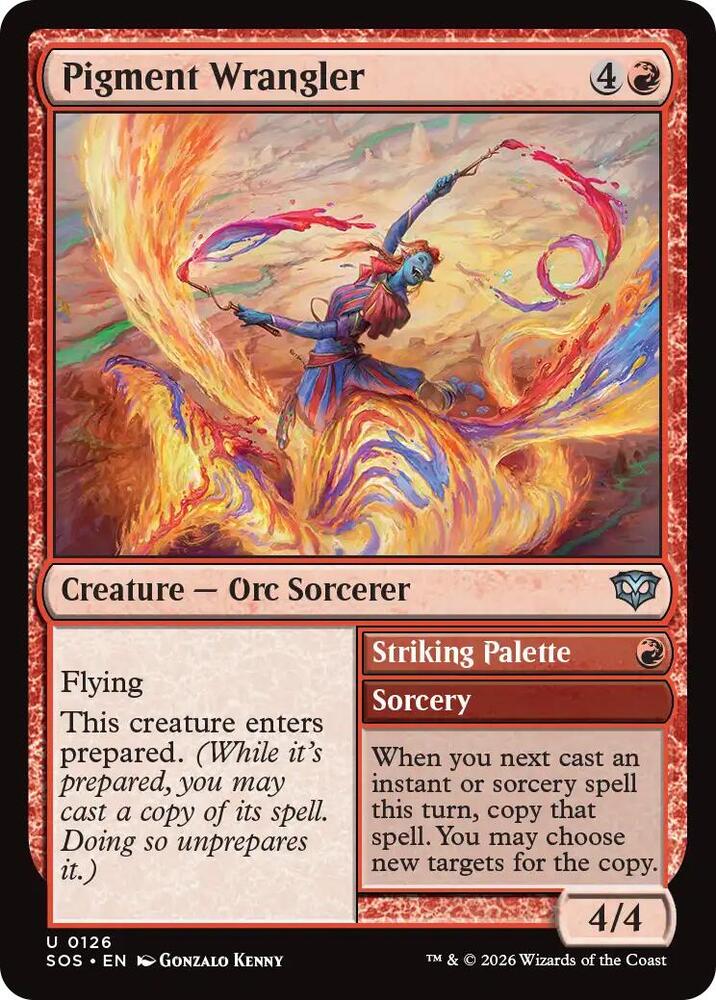 Pigment Wrangler // Striking Palette 126 (Secrets of Strixhaven) - Foil