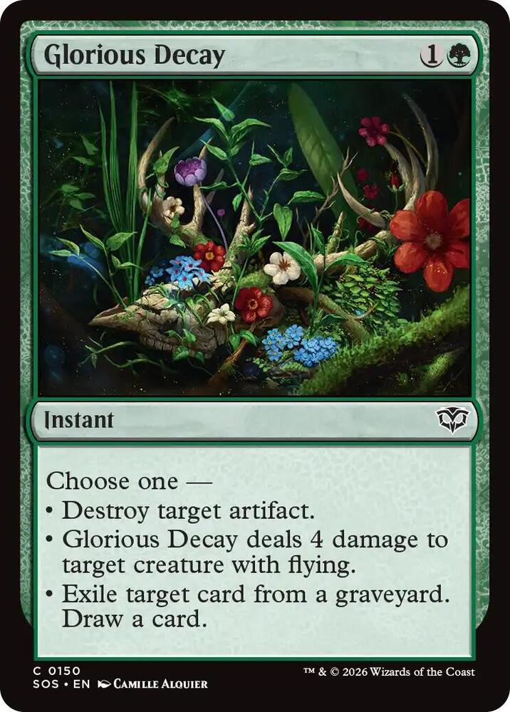 Glorious Decay 150 (Secrets of Strixhaven) - Foil
