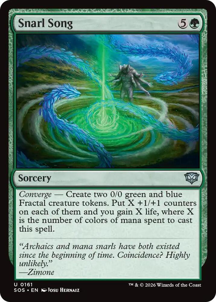 Snarl Song 161 (Secrets of Strixhaven) - Foil