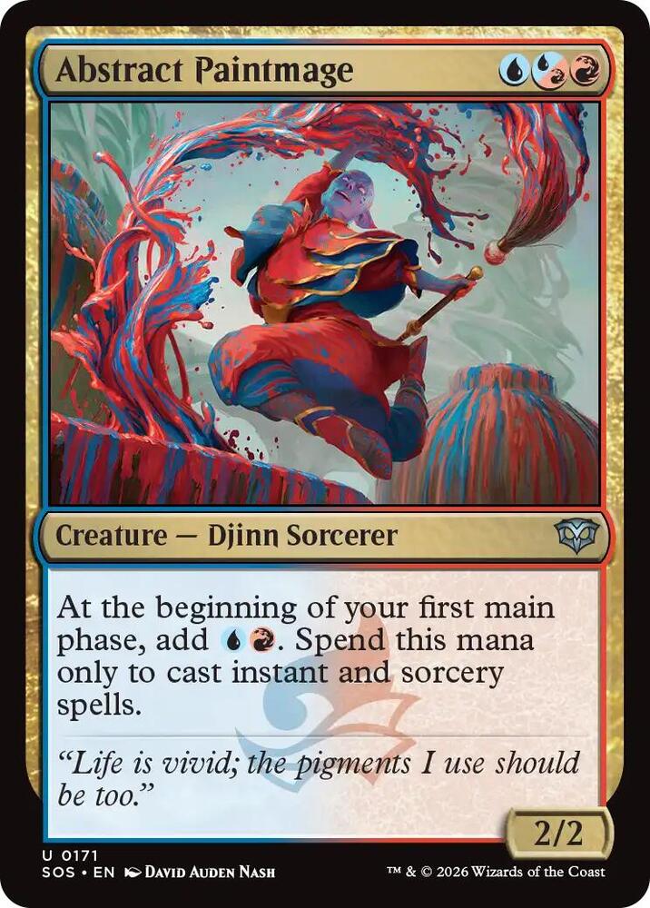 Abstract Paintmage 171 (Secrets of Strixhaven) - Foil