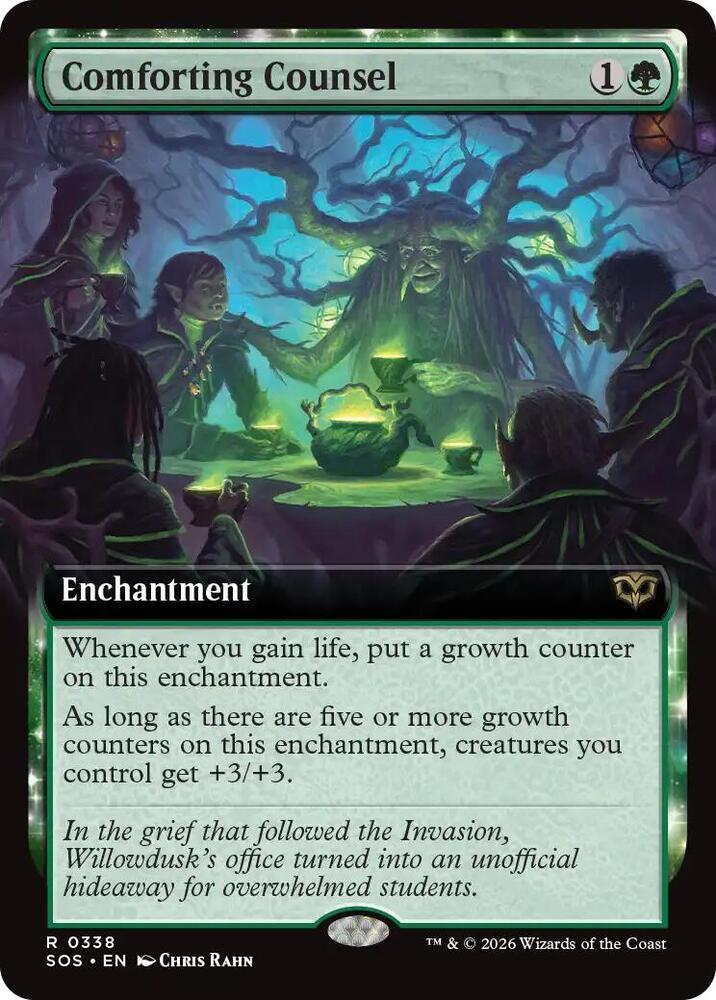 Comforting Counsel Extended Art 338 (Secrets of Strixhaven)