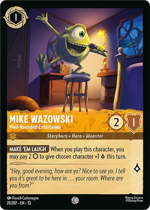 Mike Wazowski, Well Rounded Entertainer 21/207 (Attack of the Vine!)