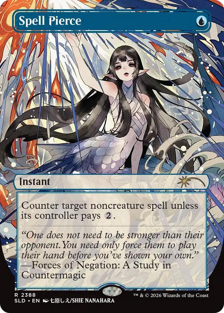 Spell Pierce 2388 (Secret Lair Drop Series) - Borderless Foil