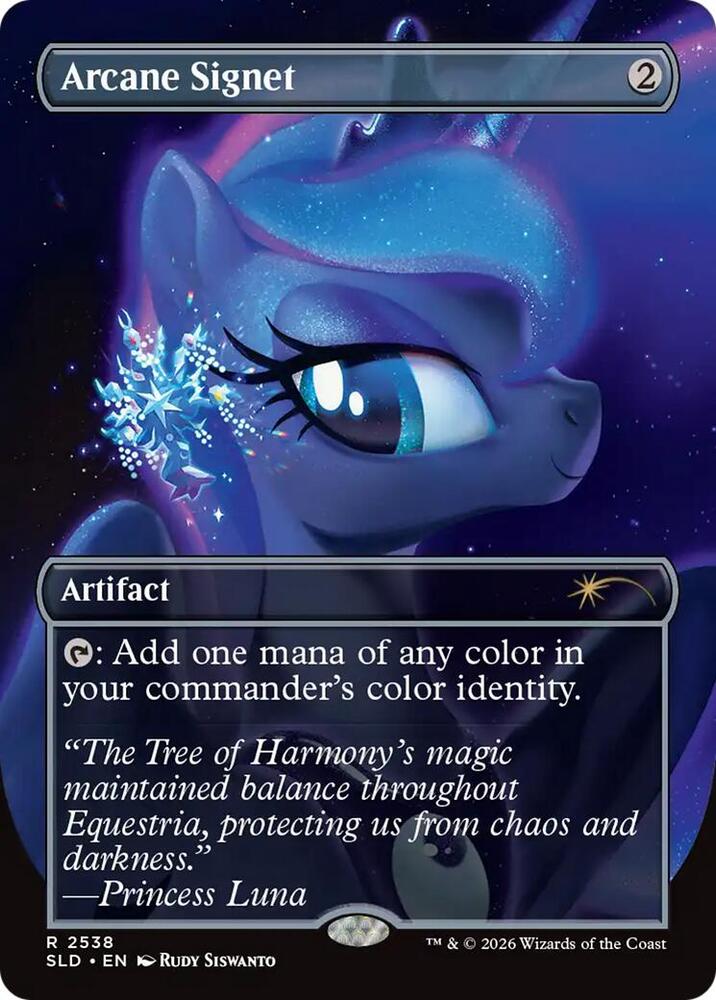 Arcane Signet 2538 (Secret Lair Drop Series) - Borderless Rainbow Foil