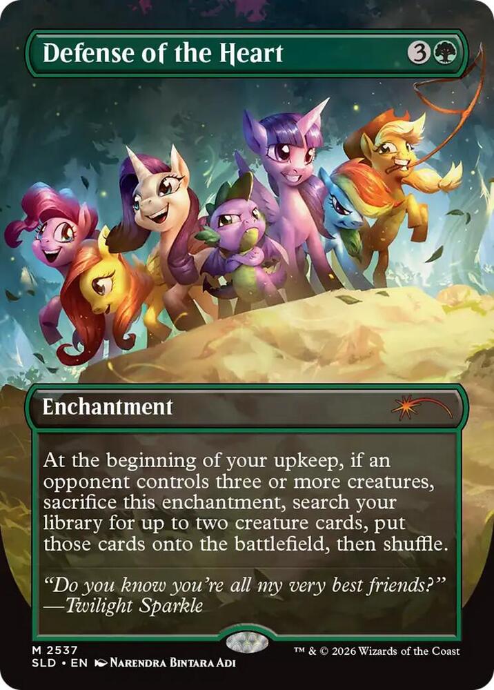 Defense of the Heart 2537 (Secret Lair Drop Series) - Borderless Foil