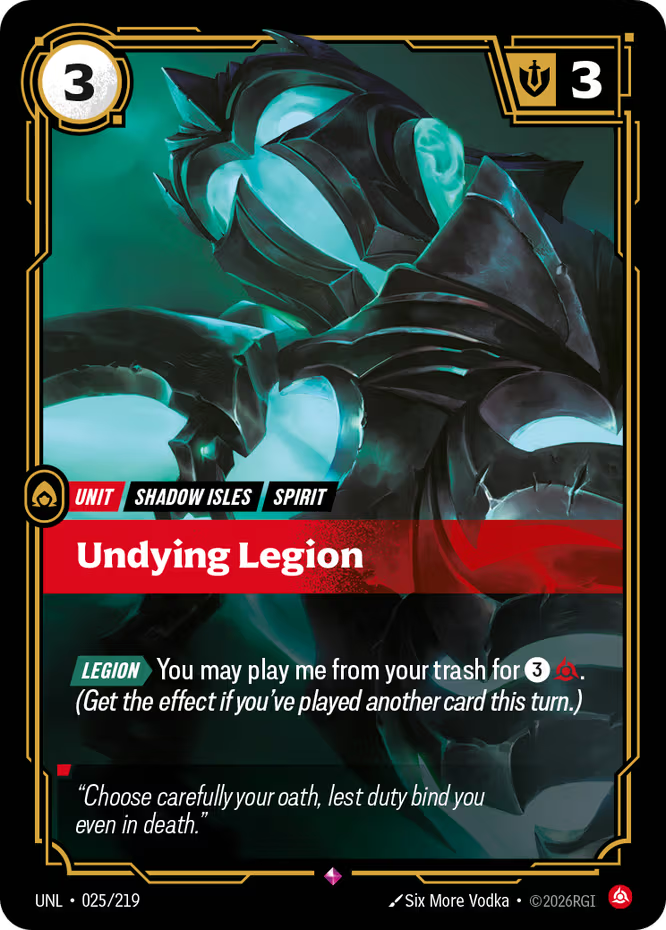 Undying Legion 025/219 (Unleashed) - Foil