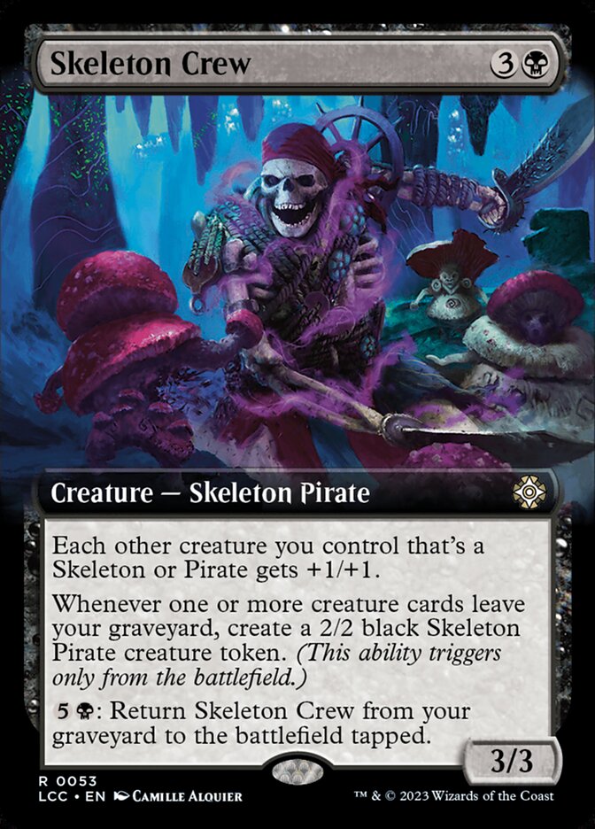 Skeleton Crew 53/370 (Commander: The Lost Caverns of Ixalan) - Extended Art
