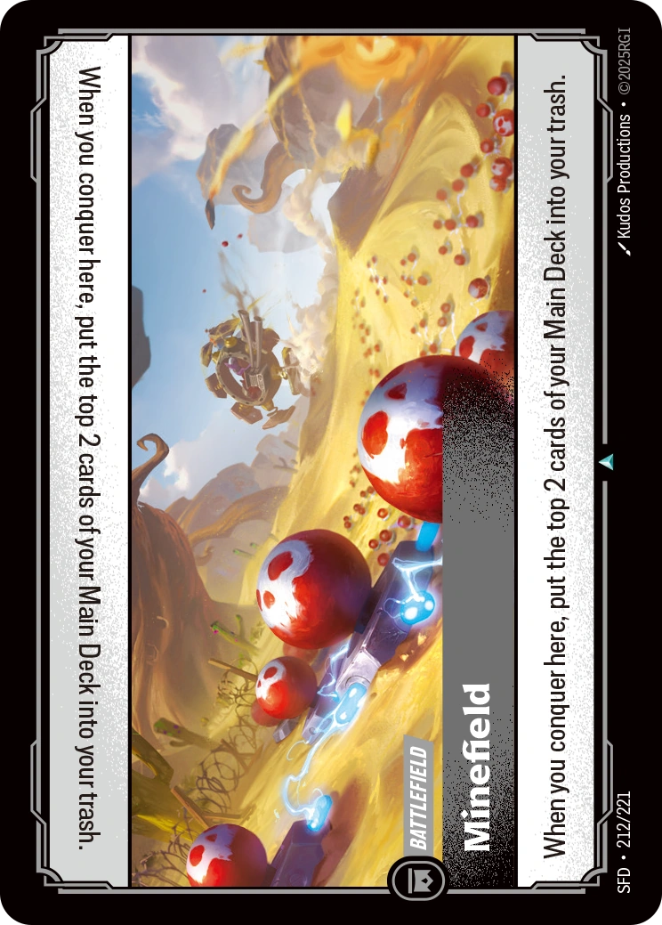 Minefield 212/221 (Spiritforged) - Foil