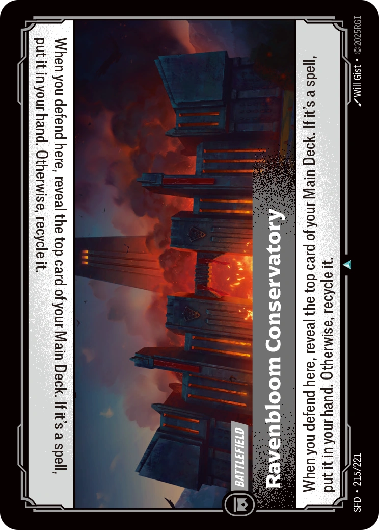 Ravenbloom Conservatory 215/221 (Spiritforged) - Foil