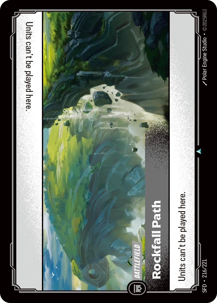 Rockfall Path 216/221 (Spiritforged) - Foil