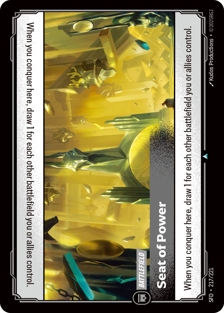 Seat of Power 217/221 (Spiritforged) - Foil