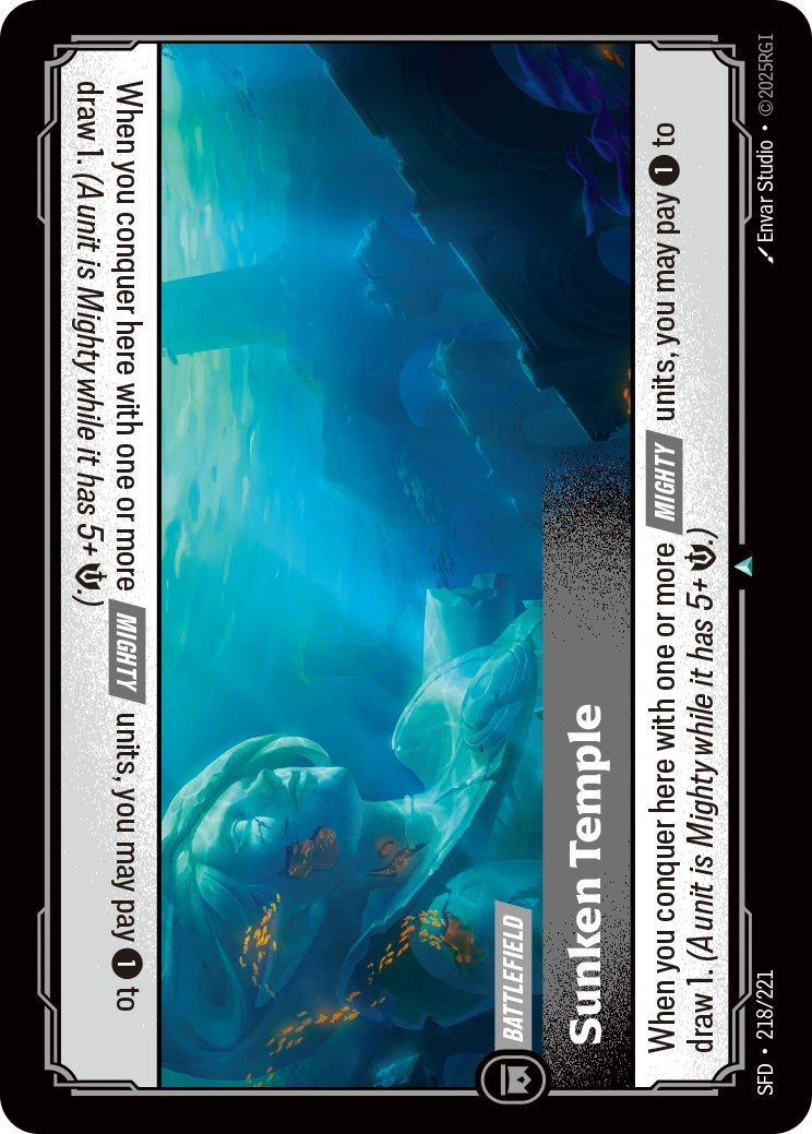 Sunken Temple 218/221 (Spiritforged) - Foil