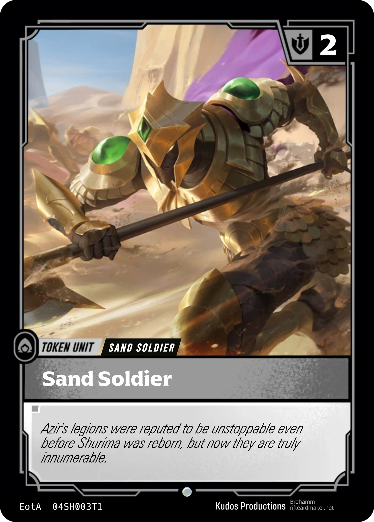 Sand Soldier T02 (Spiritforged)