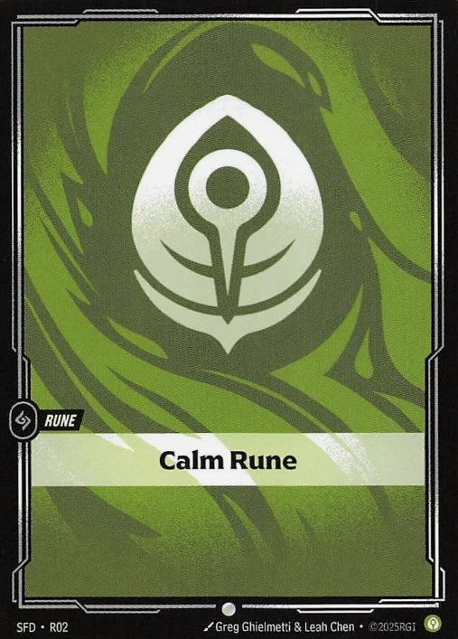 Calm Rune R02 (Spiritforged)