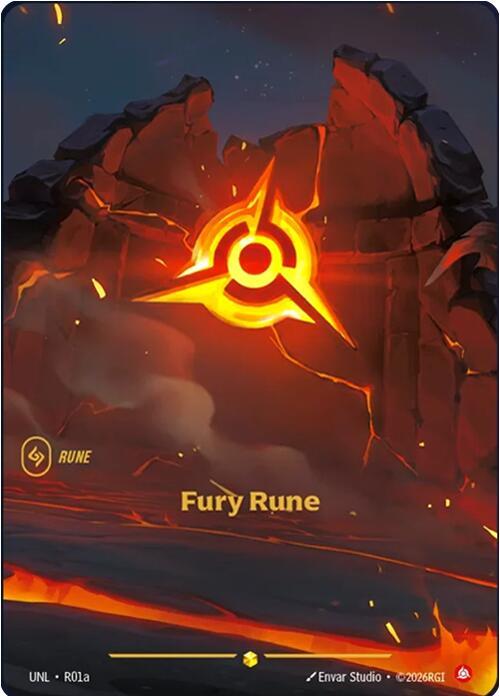 Fury Rune R01a (Unleashed) - Foil