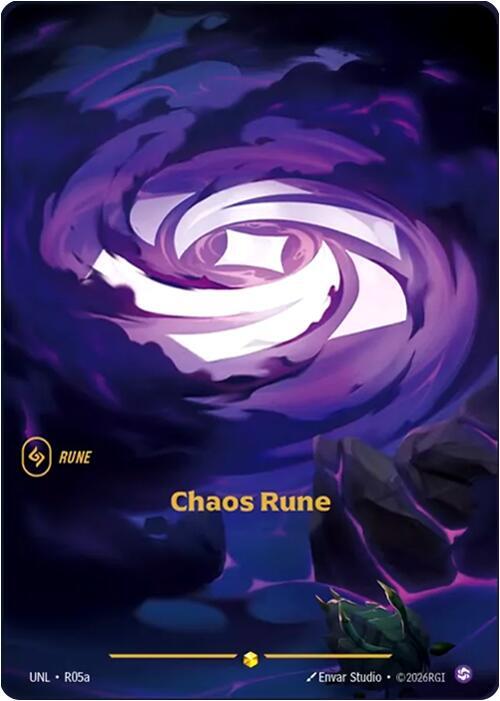 Chaos Rune Alternate Art R05a (Unleashed) - Foil