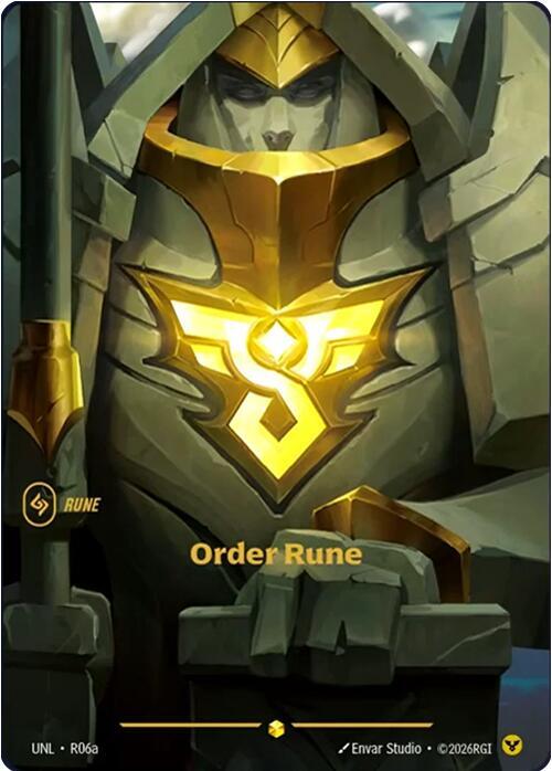 Order Rune R06a (Unleashed) - Foil