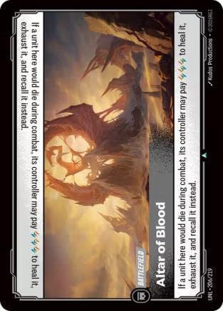 Altar of Blood 206/219 (Unleashed) - Foil
