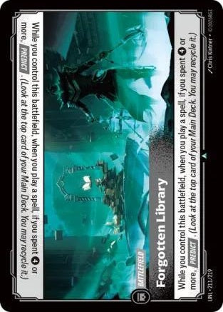 Forgotten Library 211/219 (Unleashed) - Foil