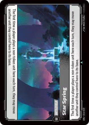 Star Spring 215/219 (Unleashed) - Foil