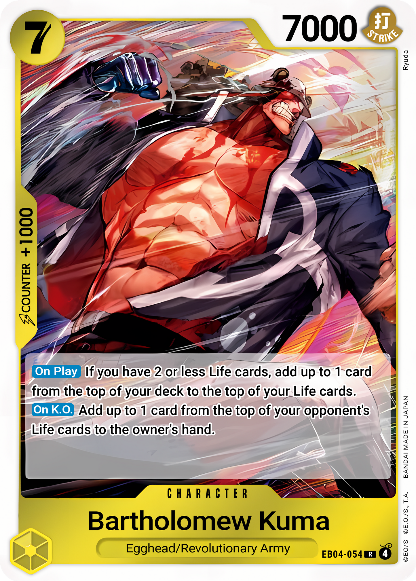 Bartholomew Kuma EB04-054 (Adventure on Kami's Island) - Foil