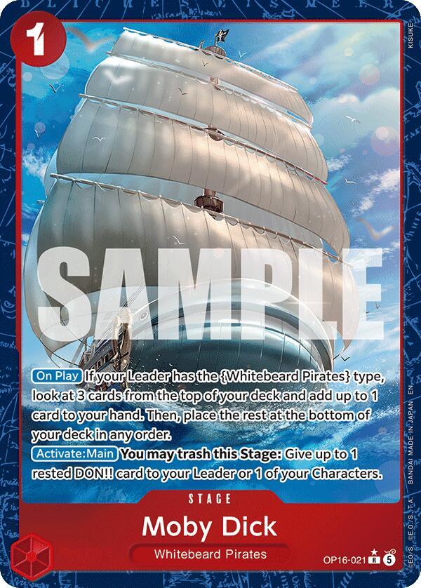 Moby Dick OP16-021 (The Time of Battle) - Alternate Art Foil