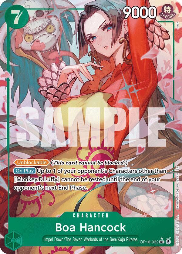 Boa Hancock OP16-032 (The Time of Battle) - Alternate Art Foil
