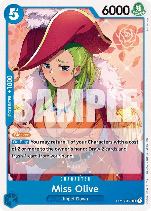 Miss Olive OP16-050 (The Time of Battle)
