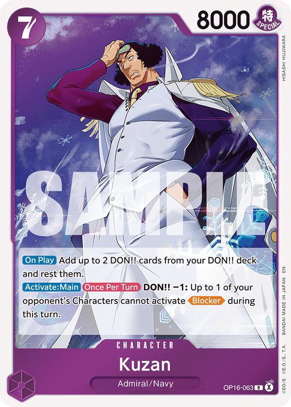 Kuzan OP16-063 (The Time of Battle) - Foil